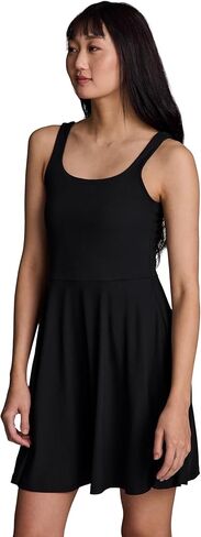 RBX Women's Active Dress, Super Soft Flirty Fit and Flare Quick Drying Stretch Jersey Knit Tank Dress with Pockets in Saudi Arabia