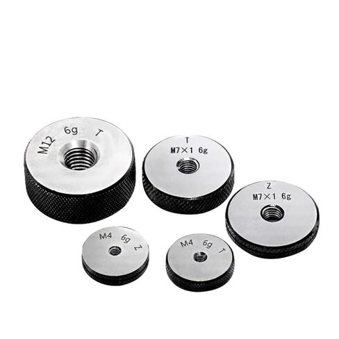 1 Set of Thread Ring Gauge Smooth 6g M0.8 .9 M1.6 M2 M20 - M100(M48X5 6g) in Saudi Arabia