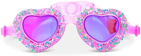 Sweetheart Kids' Heart-Shaped Swim Goggles Sprinkle Coated by US Bling2o in Saudi Arabia