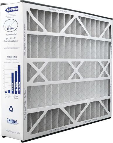 فلتر هواء HVAC مطوي بقطر 20 × 25 × 5 MERV 13 (4 عبوات) (الحجم الفعلي: 19.75 × 24.25 × 4.9 بوصة) متوافق مع الجزء رقم: 266649-102 in Kuwait