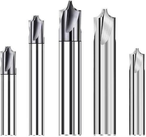1 Pcs End Mill Carbide Radius Corner Rounding Cutter 12mm CNC Tools R0.5 R1 R2 R3 6 Inner R Chamfering Router Bit Aluminum Edging(for Steel,R0.5XD4X50LX2F) in Saudi Arabia