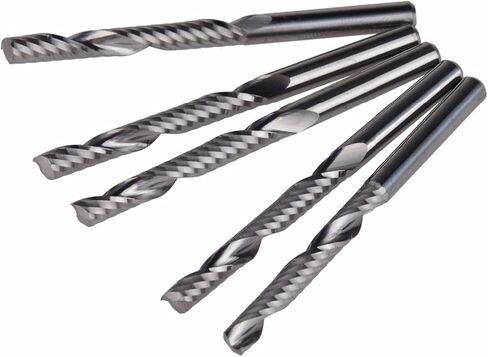 5 قطعة كربيد التنغستن واحد فلوت نهاية المطاحن دوامة راوتر مطحنة أدوات القطع-4 مللي متر × 32 مللي متر in Kuwait