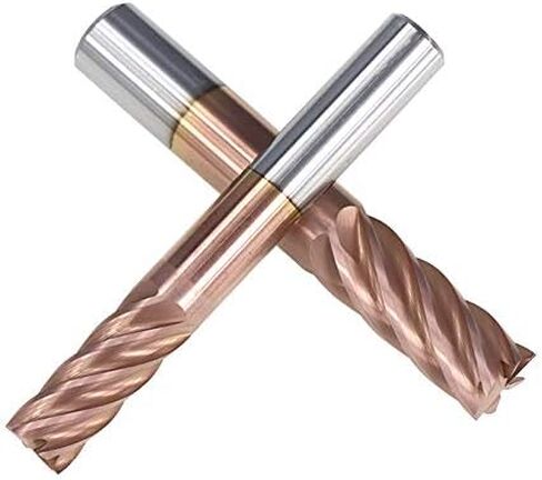 كربيد نهاية مطحنة القاطع 6 الناي TiCN طلاء HRC 55 6/8/10/12 مللي متر دوامة طحن للألمنيوم النحاس الكربون الصلب CNC راوتر بت in Kuwait