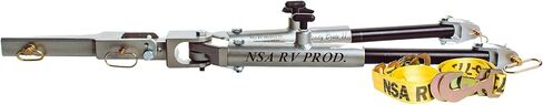 NSA RV - Ready Brute Elite II Tow Bar w/ Integrated Surge Brake System (8K lbs) - All-in-One, Non-Binding, Made in USA in Saudi Arabia