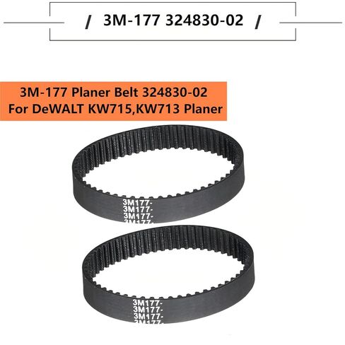 324830-02 Planer Drive Belt 3M-177-10 for Black & Decker 7696 Types 6-7, BD713, DeWALT KW713,KW715 Brand: Wilsnsun in Saudi Arabia