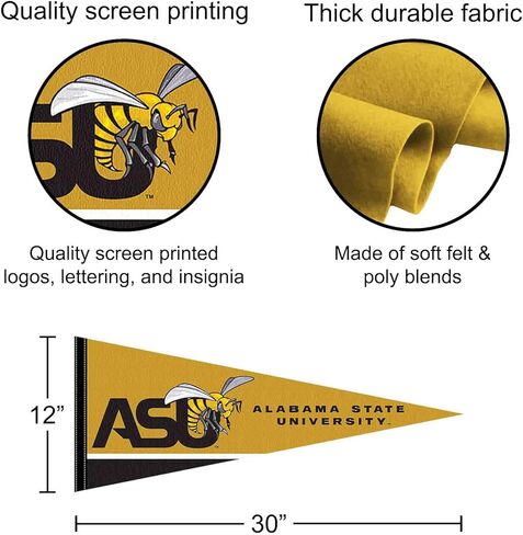 شركة College Flags & Banners Co. ولاية ألاباما هورنتس، شعار Wordmark، علم راية in Kuwait