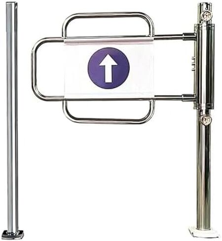 Automatic One-Way Swing Gate, Stainless Steel Security Door for Warehouse & Library Entrance, 75cm (29.5in), Automatic Rebound Mechanism, Durable & Reliable Access Control Device in Saudi Arabia