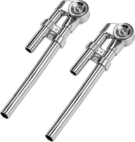 2 PCS Tom Drum Brackets, Tom Stand Mount Holder Percussion Clamp, Adjustable Bass Drum Mounting Bracket, Hardware Parts Musical Instrument Replacement Accessory for Sound Drums in Saudi Arabia