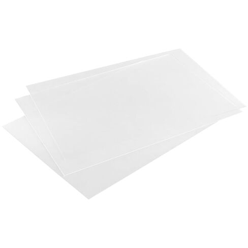 HAKZEON 10 Pack 12x16 Inch Clear Acrylic Sheets, 0.04 Inch Thick Acrylic Plastic Panels for Crafting, Picture Frame Glass Replacement and DIY Display Projects, Easy to Cut in Saudi Arabia
