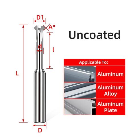 Carbide Chamfer Milling Cutter Tungsten Steel Chamfering Upper Lower Metal CNC End Mills 1Pcs(90 Degree,UNCOATED_D4X50L) in Kuwait