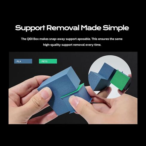نظام طباعة QIDI Box متعدد الألوان ثلاثي الأبعاد لطابعة QIDI Q2/Q2C ثلاثية الأبعاد، تجفيف نشط (65 درجة مئوية)، التعرف الذكي على NFC وإعادة التحميل التلقائي للخيوط، تروس فولاذية مزدوجة صلبة لـ PLA/PETG/ABS/CF/GF/PA/PC in Saudi Arabia