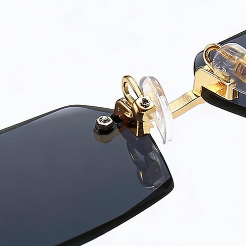 Rimless Sunglasses with Multiple Lens Options, Lightweight for Everyday & Outdoor Use - Unisex Design in Saudi Arabia