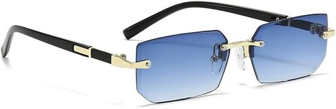 Rimless Sunglasses with Multiple Lens Options, Lightweight for Everyday & Outdoor Use - Unisex Design in Saudi Arabia