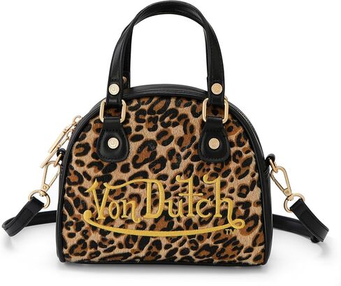 حقيبة بولينج للسيدات من Von Dutch - حقيبة يد نسائية أنيقة مع حزام قابل للتعديل، جزء داخلي واسع in Kuwait