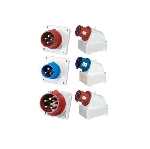 IP44 Reverse Waterproof Industrial Aviation and Socket Connector Docking 3 cores 4 Holes 5 cores 16A/32A(3P32A IP44 Connector GP522) in Saudi Arabia