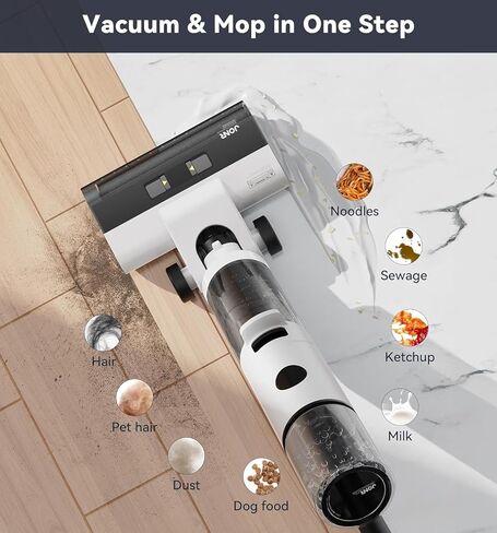 JONR ED12 Accessory Kit, 1 Replacement Floor Brush & 2 Sponge Filters, Only for ED12 Wet Vacuum Mop in Saudi Arabia