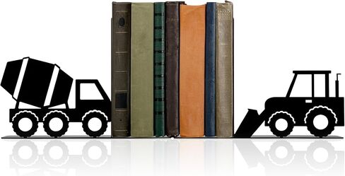 مساند كتب مزخرفة لشاحنة البناء لغرفة الأولاد - تصميم متين ولطيف، مثالي ونهايات كتب الحضانة والأطفال in Kuwait