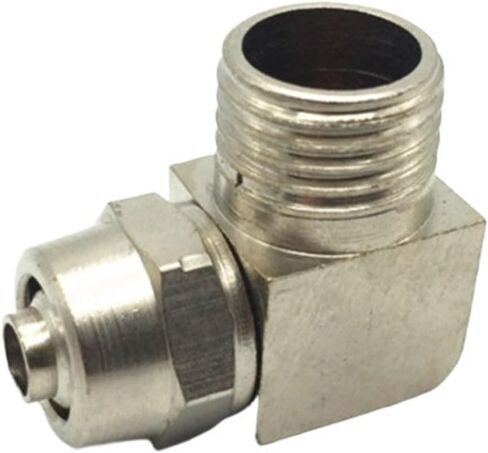 10PCS/LOT Pneumatic connector elbow air tube Lock nut type fittings for 6mm 8mm tube(For 8mm tube,1/8) in Saudi Arabia