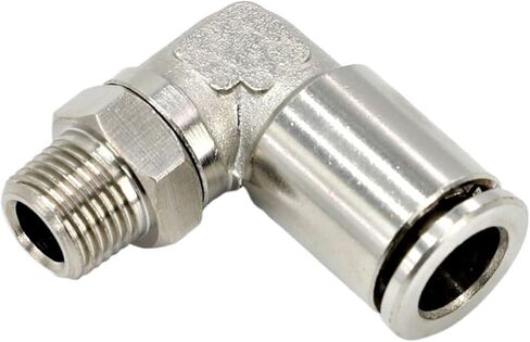 إدخال سريع لمرفق الزاوية اليمنى عالي الضغط مقاس 8 مم للتوصيل السريع لمجاري الهواء الهوائية بزاوية 90 درجة (TKC-PL4-M5) in Saudi Arabia