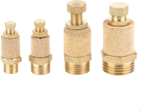 10PCS/LOT Pneumatic muffler adjustable Throttle silencer pneumatic fittings exhaust muffler(3/8 inch) in Saudi Arabia