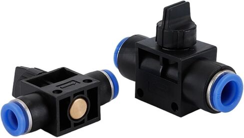 Tracheal joint pneumatic hand valve HVFF series switch valve quick connector pneumatic manual switch quick connector(8) in Saudi Arabia