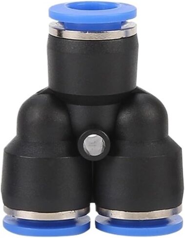 Pneumatic connector PW variable diameter Y-type tee plastic quick-insertion trachea quick connector PY-4-6-8-10-12-16(PY-8) in Saudi Arabia