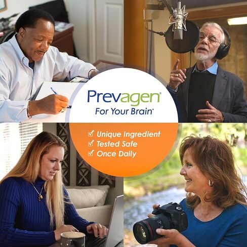 Prevagen Regular Strength Orange Chewables - 30 Tablets (1 Month Supply) | Formulated for Your Brain | 10mg of Apoaequorin Plus Vitamin D3 in Kuwait