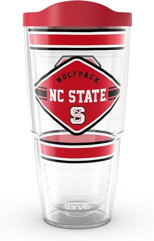Tervis NC State Wolfpack - First String Made in USA Double Walled Insulated Tumbler Travel Cup Keeps Drinks Cold & Hot, 10oz, Classic in Saudi Arabia