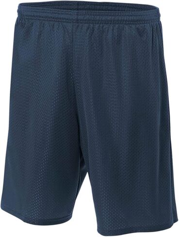 شورت رياضي للبالغين مقاس XS أزرق داكن مقاس 7 بوصات من البوليستر الشبكي الممتص للرطوبة in Kuwait