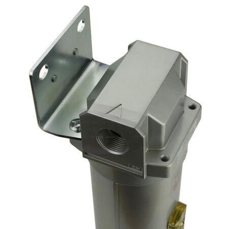 LM966N 3/4" Compressed Air in Line Filter Desiccant Dryer Moisture Water Separator - 225 PSI / 15.5 Bar 3/4" FNPT Width 4.5" x 3.5" with Wall Mounting Bracket, Height 10-1/8" - Air Compressor Parts in Saudi Arabia