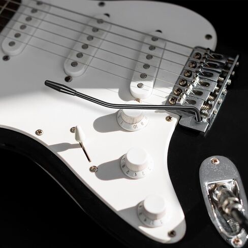 2 قطعة 5 مللي متر و 6 مللي متر خيط Tremolo Arm Whammy Bar جيتار كهربائي Tremolo Arm موضوع جيتار Whammy Bar مع طرف معدني نظام أذرع Tremolos أسود in Saudi Arabia