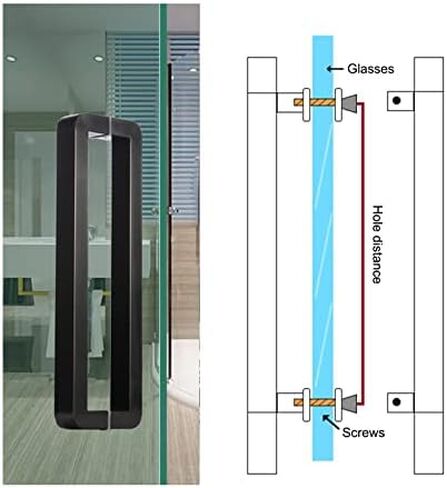 Door Pull Push Bar Handle for Commercial Entry Doors Barn Door Hardware Handles and Pulls 52in (132cm) in Saudi Arabia