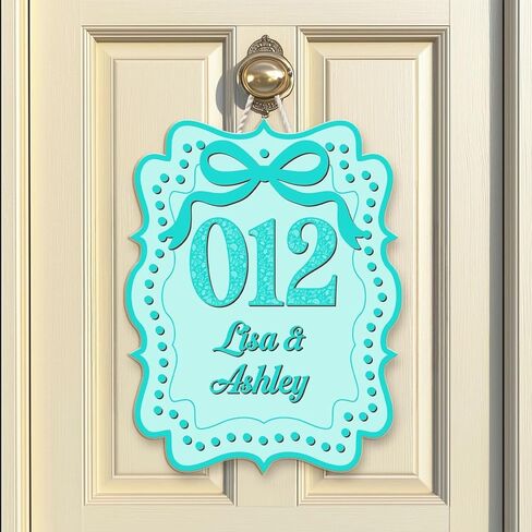Personalized Chinoiserie Coquette Bow Dorm Door Sign – Custom Vintage Floral College Room Plaque – Groovy Roommate Gift & Welcome Decor (d137) in Saudi Arabia