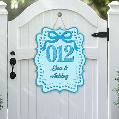 Personalized Chinoiserie Coquette Bow Dorm Door Sign – Custom Vintage Floral College Room Plaque – Groovy Roommate Gift & Welcome Decor (d137) in Saudi Arabia