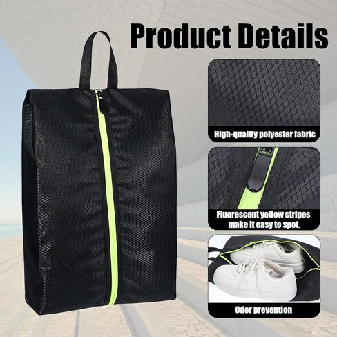 Cleat Bags for Sports Smell Proof Waterproof Golf Shoes Bag with Zipper and Handle Travel Cleat Bag Smell Proof for Travel Running Gym Soccer Baseball Footwear Storage in Saudi Arabia