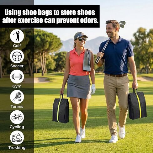 Cleat Bags for Sports Smell Proof Waterproof Golf Shoes Bag with Zipper and Handle Travel Cleat Bag Smell Proof for Travel Running Gym Soccer Baseball Footwear Storage in Saudi Arabia