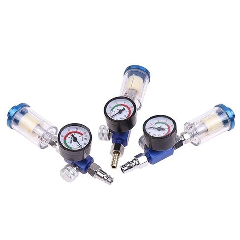 Pneumatic Spray Air Regulator Gauge Water Trap Filter Tool Adapter Spray Accessories in Saudi Arabia