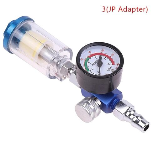 Pneumatic Spray Air Regulator Gauge Water Trap Filter Tool Adapter Spray Accessories in Saudi Arabia
