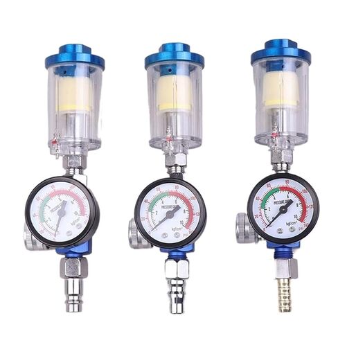 Pneumatic Spray Air Regulator Gauge Water Trap Filter Tool Adapter Spray Accessories in Saudi Arabia