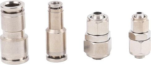 Pipe Joint PG All Copper Quick-screw Pneumatic Component Straight-through Quick-plugs PG8-6 Reducing 1Pcs(Pg10-6) in Saudi Arabia