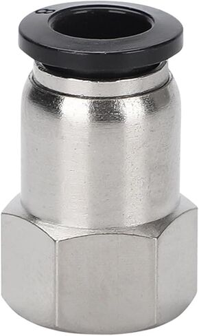 Pneumatic Connector PCF Internal Thread Quick Plugs Black And White 8-02/4-01 1Pcs(Black*PCF10-01) in Saudi Arabia