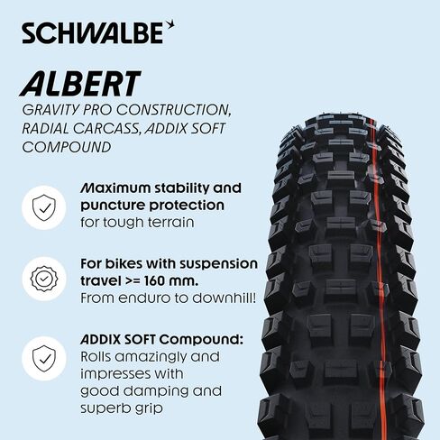 Schwalbe Albert Radial TLR إطار قابل للطي in Saudi Arabia