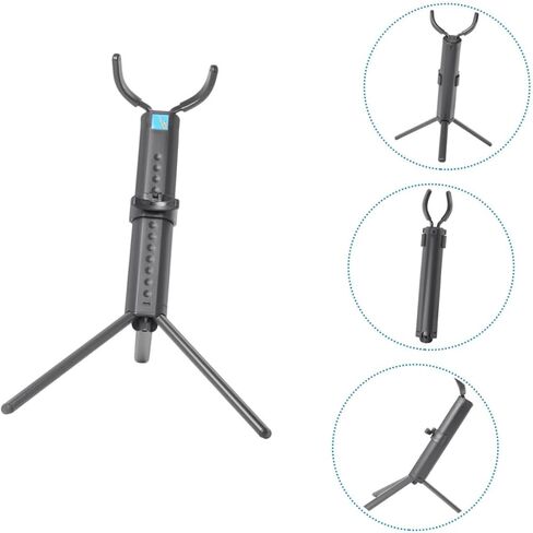 BESPORTBLE Portable Foldable Tenor Saxophone Stand with Black Base, Practical Saxophone Bracket Holder for Music Rehearsals and Performances in Saudi Arabia