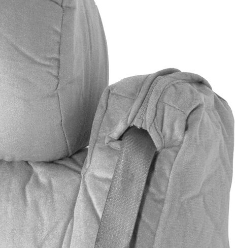 BDK Velour Fabric 2-Pack Front Seat Covers for Pick-Up Trucks, Trucks, Vans with Integrated Seat Belt, Integrated Arm Rest, Detachable Headrest - Black in Saudi Arabia