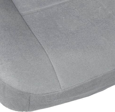 BDK Velour Fabric 2-Pack Front Seat Covers for Pick-Up Trucks, Trucks, Vans with Integrated Seat Belt, Integrated Arm Rest, Detachable Headrest - Black in Saudi Arabia