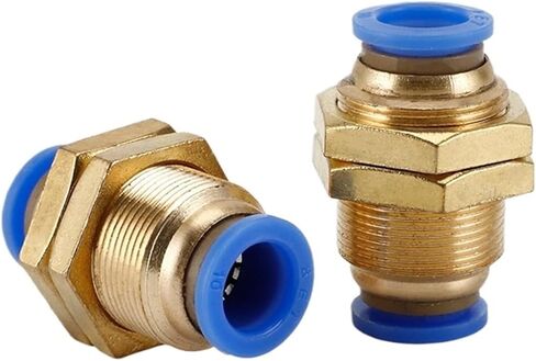 PM connector threaded straight-through quick-plug connector PU trachea quick connector pneumatic component trachea connector pneumatic connector(PM6) in Saudi Arabia