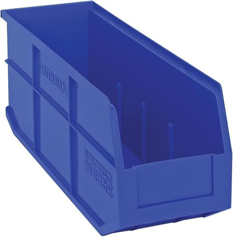 Quantum Storage SSB461 Stackable Shelf Bins Part Organizer - 18" x 6" x 7" - 6 Pack in Saudi Arabia