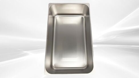 مقلاة انسكاب المياه لطاولة البخار التجارية، من الفولاذ المقاوم للصدأ ETL، عبوة من 3 قطع. in Kuwait