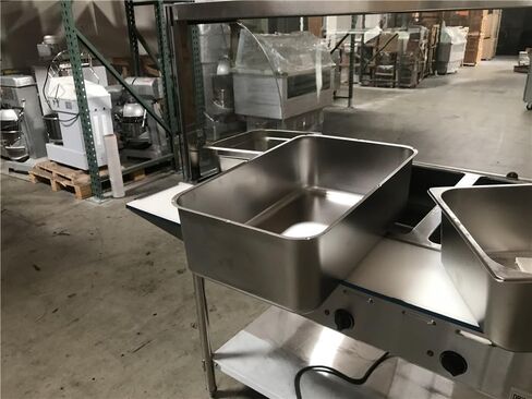 مقلاة انسكاب المياه لطاولة البخار التجارية، من الفولاذ المقاوم للصدأ ETL، عبوة من 3 قطع. in Kuwait