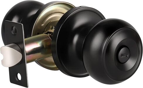 KNOBWELL 6 Pack Oil Rubbed Bronze Door Knobs with Privacy Lock, Bedroom & Bathroom Use in Saudi Arabia